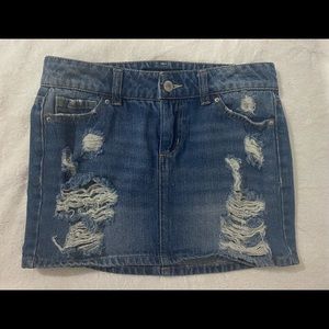 Denim skirts